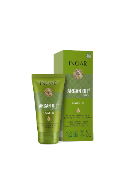 Nenuplaunamas kondicionierius su argano aliejumi Inoar Argan Oil Leave-In