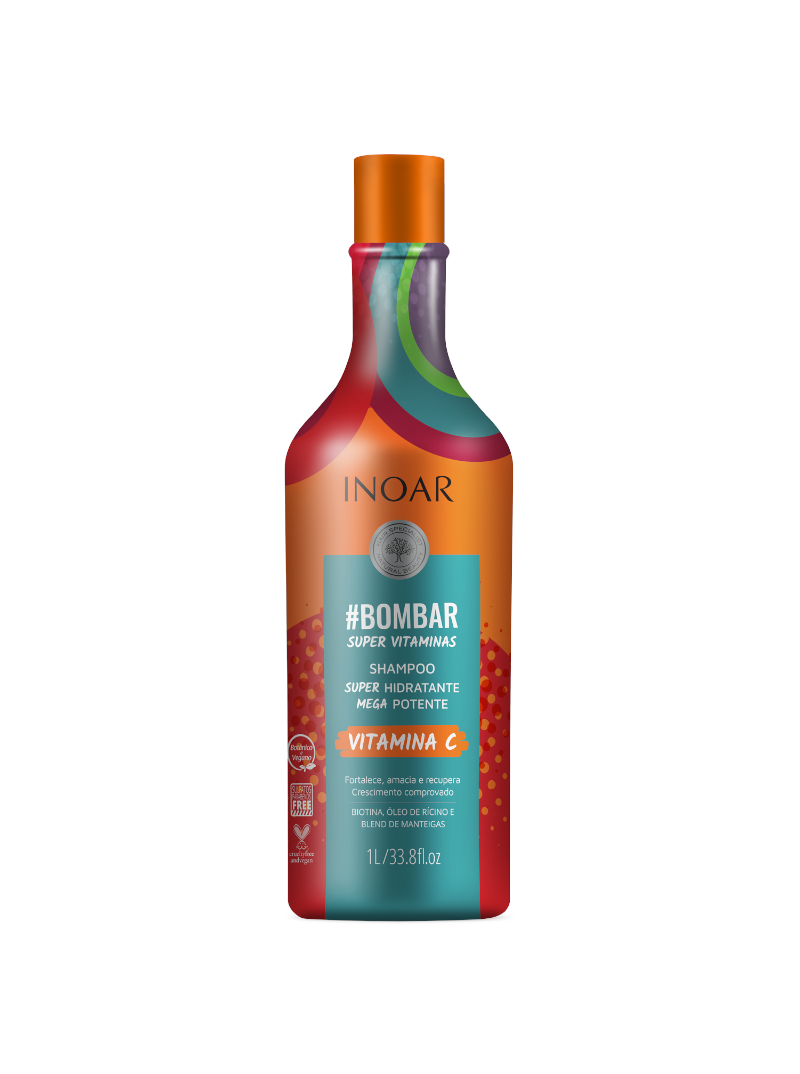 Šampūnas su vitaminais Inoar Bombar Super Vitamins, 1000 ml.