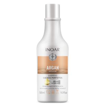 Šampūnas garbanotiems plaukams Inoar Argan Infusion Perfect Curls