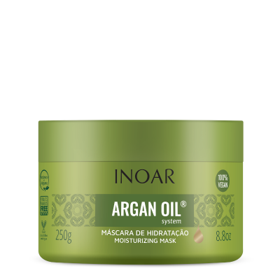 Drėkinanti plaukų kaukė su argano aliejumi Inoar Argan Oil