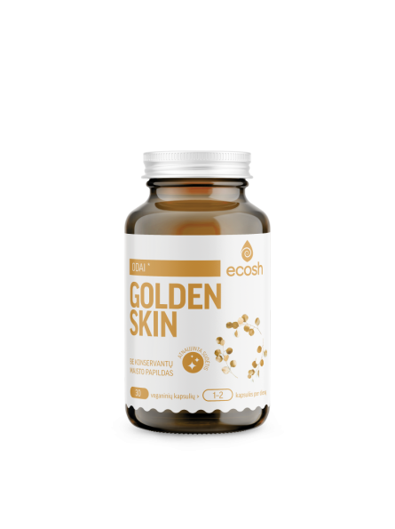 Maisto papildai odai Golden Skin Ecosh, 90 kapsulių