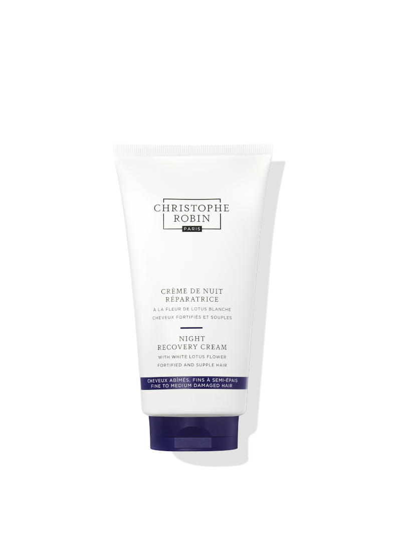 Naktinis atkuriantis kremas plaukams Christophe Robin Night Recovery Cream