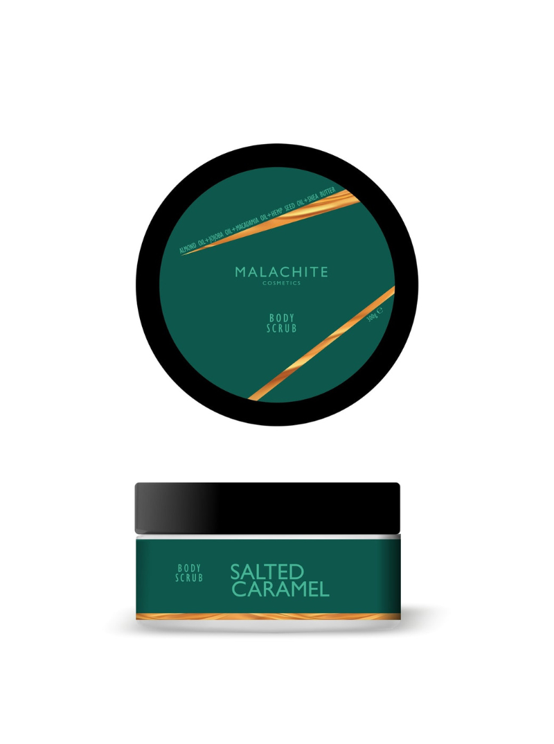 Kūno šveitiklis Malachite Salted Caramel, 300 g