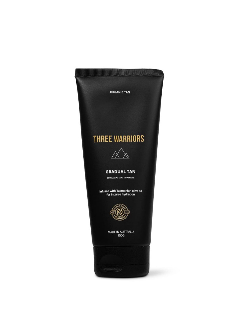 Savaiminio įdegio kremas Three Warriors Gradual Tan, 150 ml