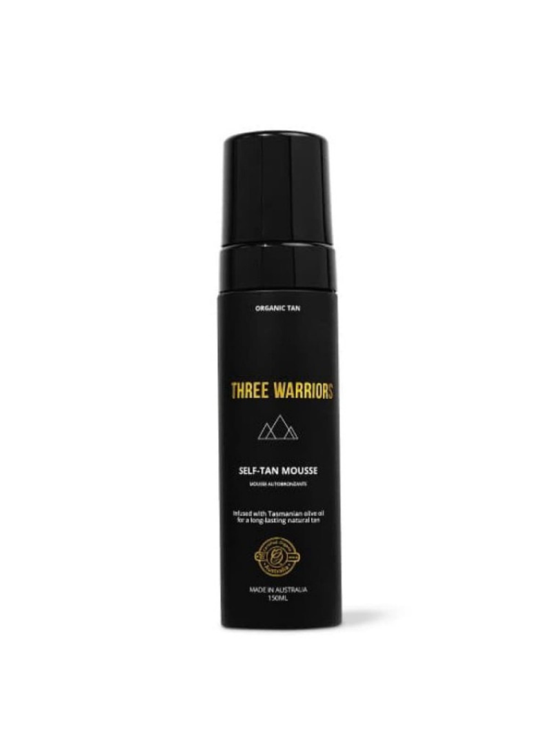 Savaiminio įdegio putos Three Warriors Self-Tan Mousse, 150 ml