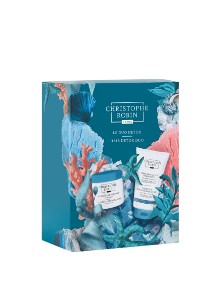 Detoksikuojančių plaukų priežiūros priemonių rinkinys Christophe Robin Hair Detox Duo