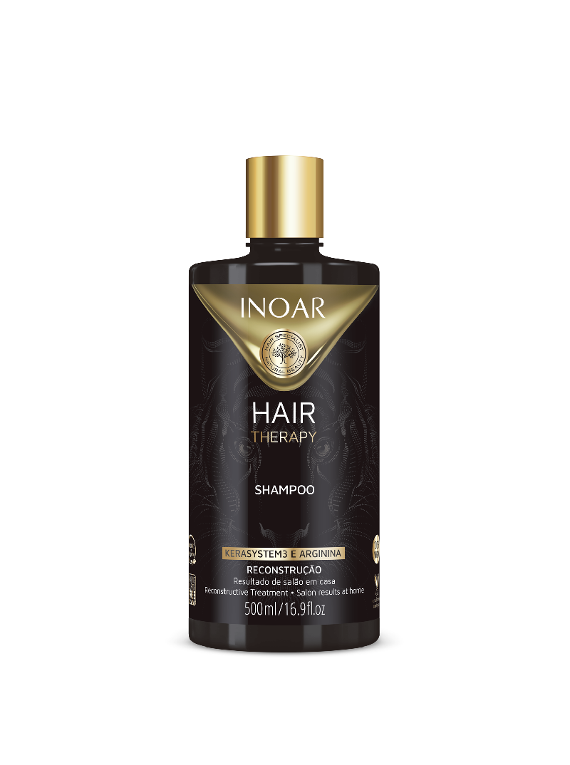 INOAR plaukus puoselėjantis šampūnas Hair Therapy Shampoo, 500 ml