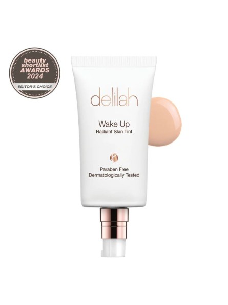 Tonuojantis veido kremas su spalva delilah Wake Up Radiant Skin Tint