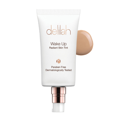 Tonuojantis veido kremas su spalva delilah Wake Up Radiant Skin Tint