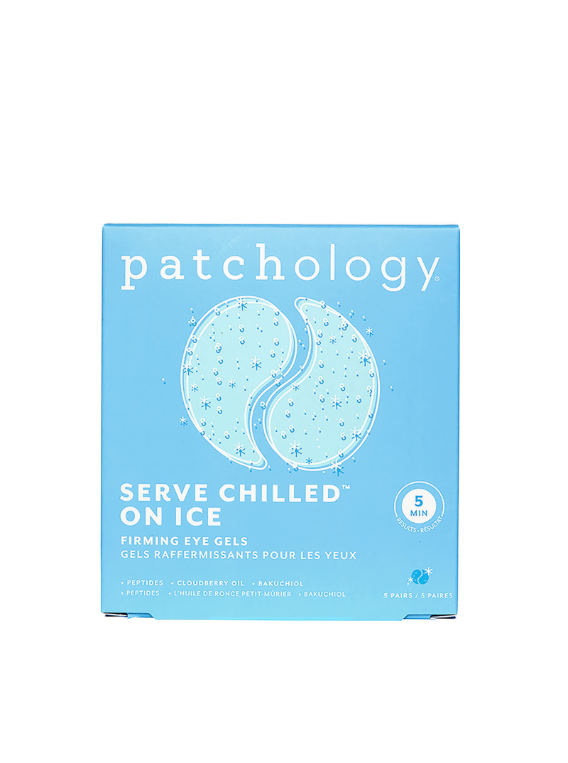 Stangrinančios paakių kaukės Patchology Serve Chilled On Ice, 5 poros