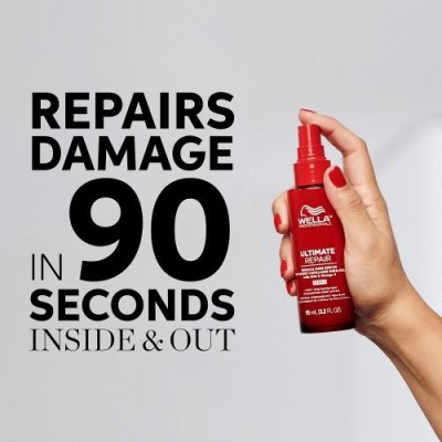 Wella Professionals ULTIMATE REPAIR Pažeistus plaukus per 90 s atkuriantis nenuplaunamas purškalas STEP 3