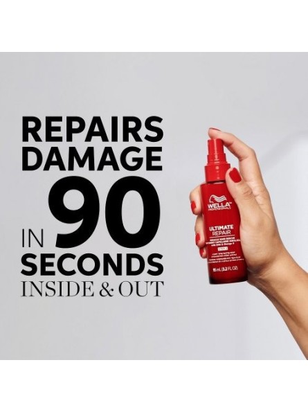 Wella Professionals ULTIMATE REPAIR Pažeistus plaukus per 90 s atkuriantis nenuplaunamas purškalas STEP 3