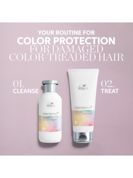 Wella Professionals COLOR MOTION+ Drėkinamasis, spalvą apsaugantis kondicionierius 200ml.