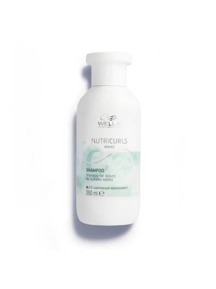 Wella Professionals NUTRICURLS Shampoo Lengvas šampūnas banguotiems plaukams 250ml.