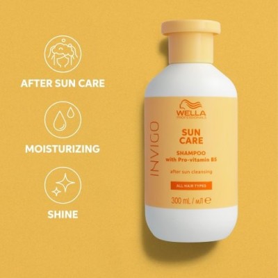 Wella Professionals SUN CARE Šampūnas po saulės su provitaminu B5 300ml.