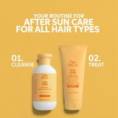 Wella Professionals SUN CARE Šampūnas po saulės su provitaminu B5 300ml.