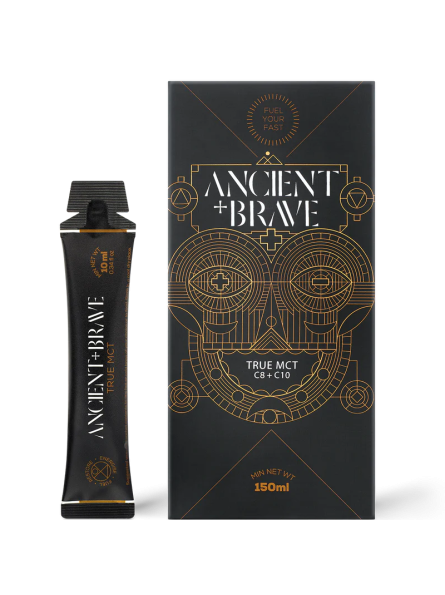 ANCIENT+BRAVE Metabolinis aliejus TRUE MCT | 100% grynas MCT aliejus