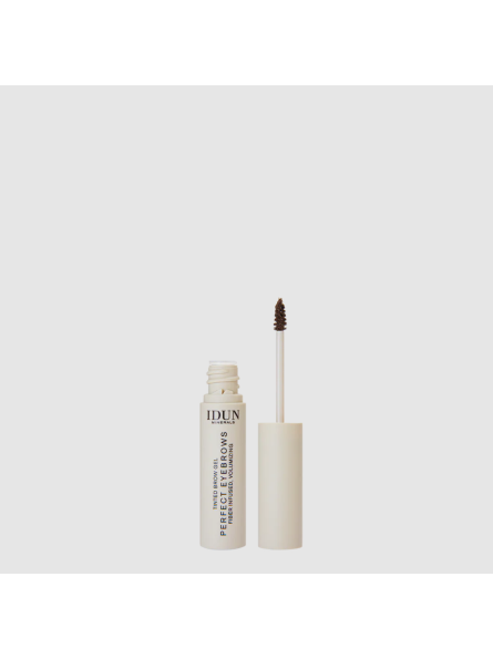 Idun Minerals PERFECT EYEBROWS Atspalvį suteikiantis antakių gelis, 5 ml.