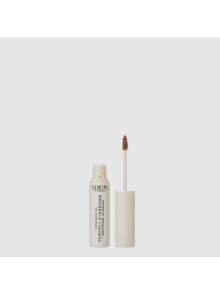 Idun Minerals PERFECT EYEBROWS Atspalvį suteikiantis antakių gelis, 5 ml.