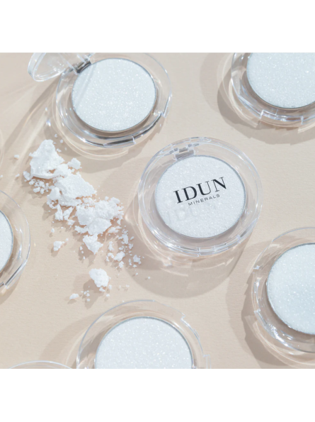 Idun Minerals SINGLE EYESHADOW Vienos spalvos akių šešėliai ∙ Žavingam žvilgsniui