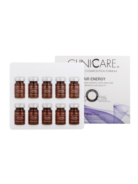 Clinicare HAIR ENERGY Plaukų augimą stimuliujantis kokteilis, 10x8 ml.