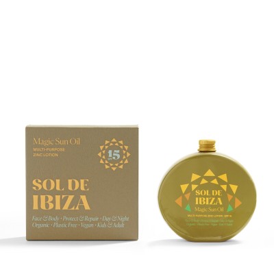 Sol De Ibiza MAGIC SUN OIL Magiškas saulės aliejus veidui ir kūnui su SPF 15