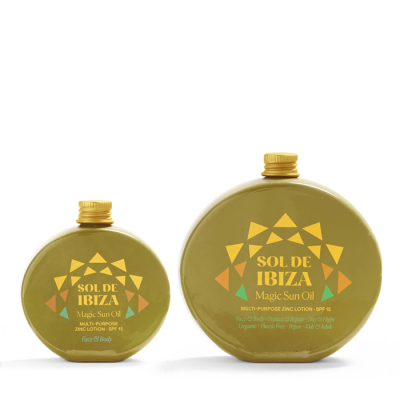 Sol De Ibiza MAGIC SUN OIL Magiškas saulės aliejus veidui ir kūnui su SPF 15