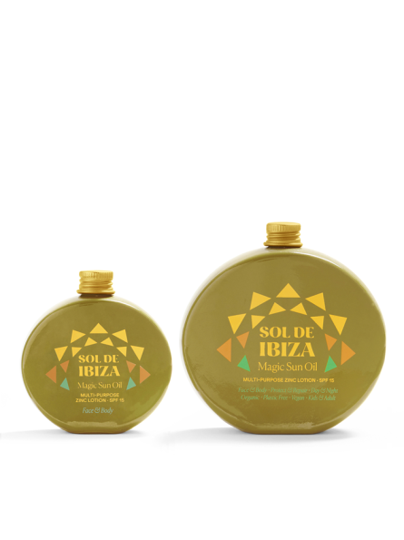 Sol De Ibiza MAGIC SUN OIL Magiškas saulės aliejus veidui ir kūnui su SPF 15