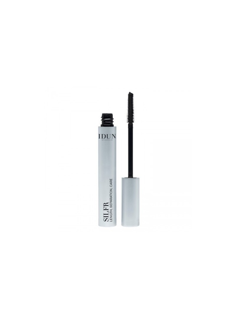 Idun Minerals MASCARA SILFR Ilginantis ir blakstienas atskiriantis tušas, 10 ml.