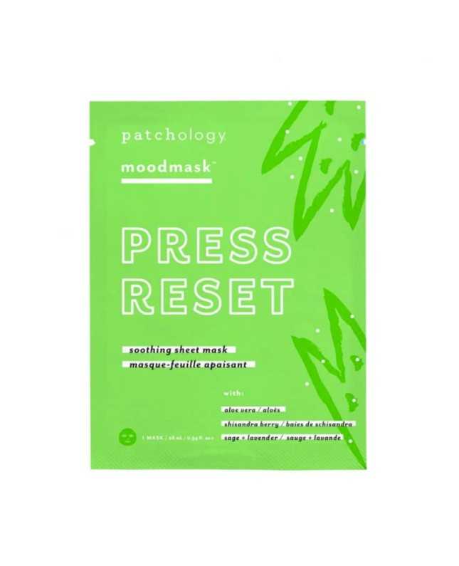 Patchology Press Reset Sheet Mask raminanti veido kaukė 1vnt