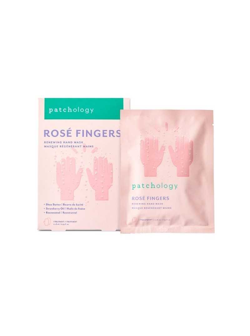 Patchology Renewing Hand Mask Rosé Fingers atnaujinanti rankų kaukė, 1 pora