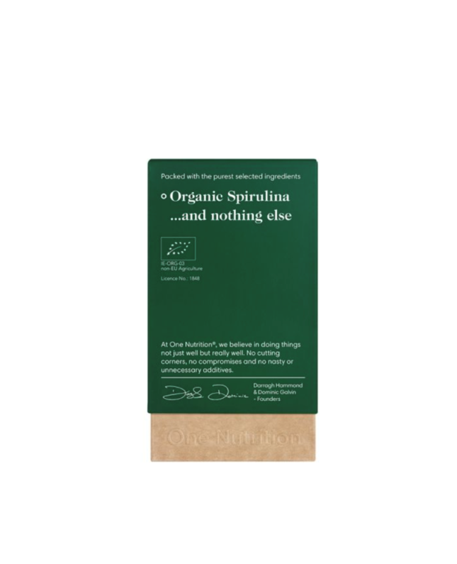 One Nutrition ekologiški Spirulina milteliai, 100g