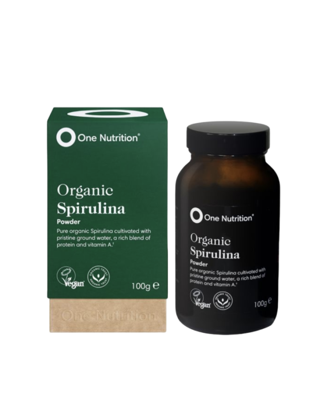 One Nutrition ekologiški Spirulina milteliai, 100g