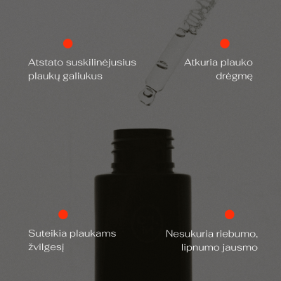 Celemi drėkinantis ir žvilgesio suteikiantis plaukų aliejus, 80ml