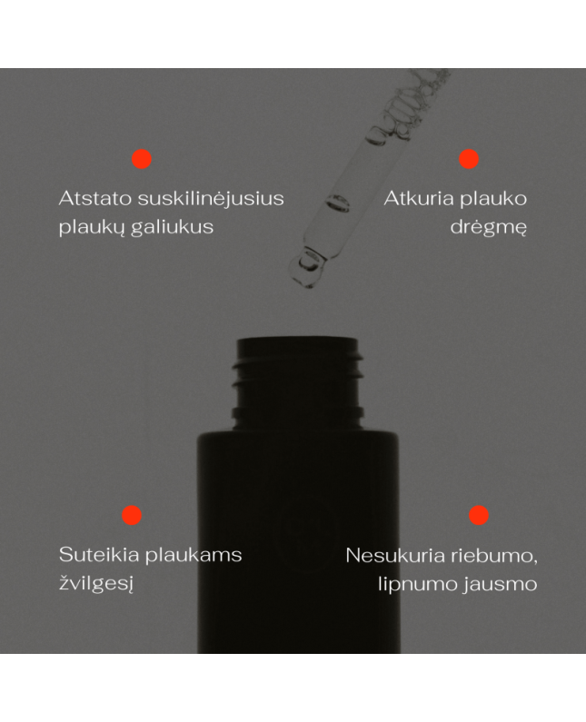 Celemi drėkinantis ir žvilgesio suteikiantis plaukų aliejus, 80ml