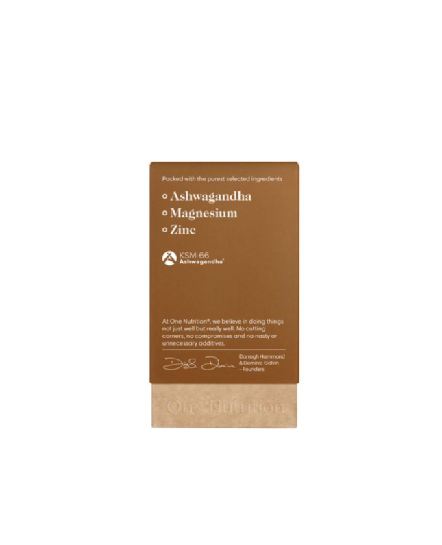 One Nutrition ašvaganda 600 mg KSM-66®, 60 kaps.