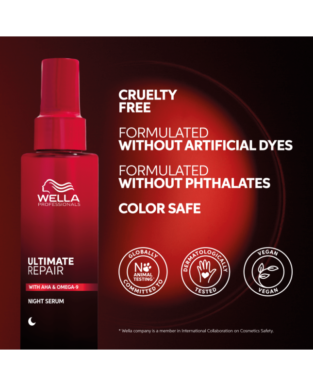 Wella Professionals ULTIMATE REPAIR naktinis plaukų serumas STEP 5