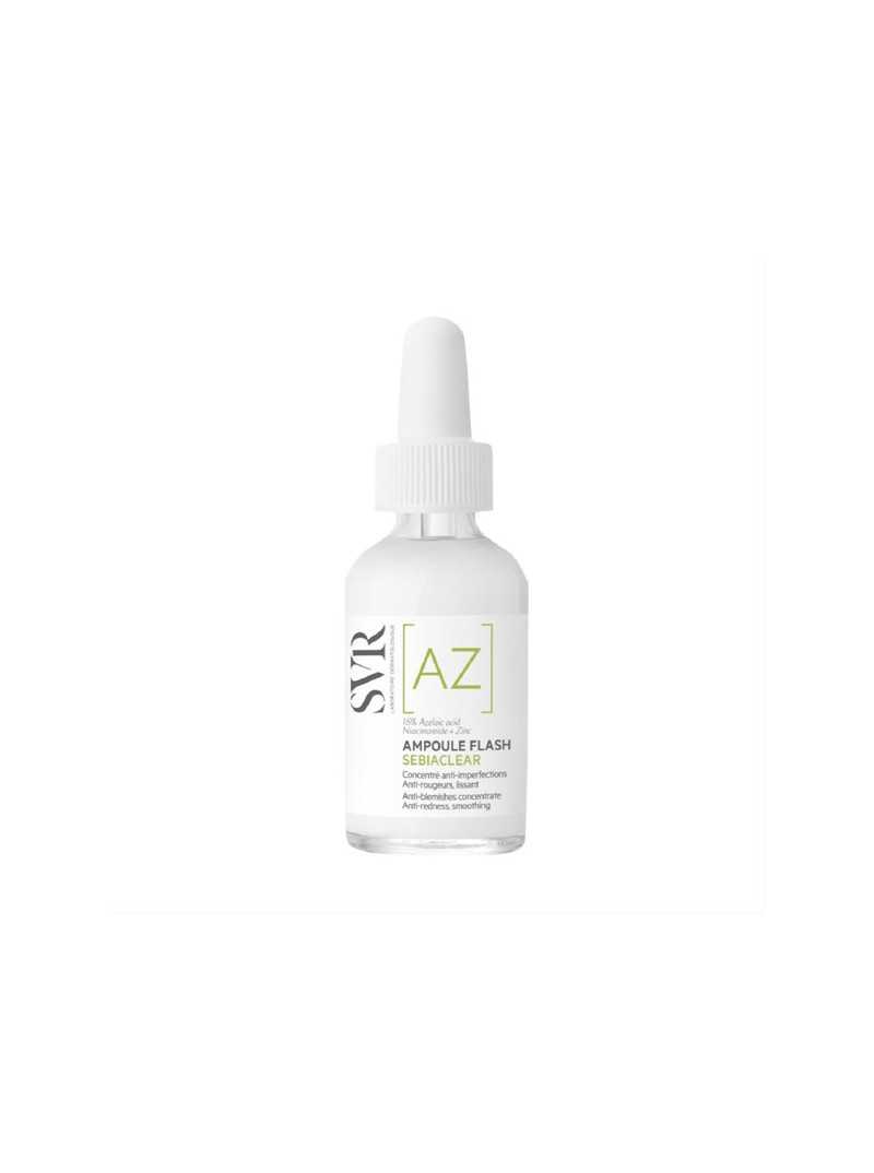 SVR SEBIACLEAR AMPOULE FLASH serumas probleminei odai, 30 ml