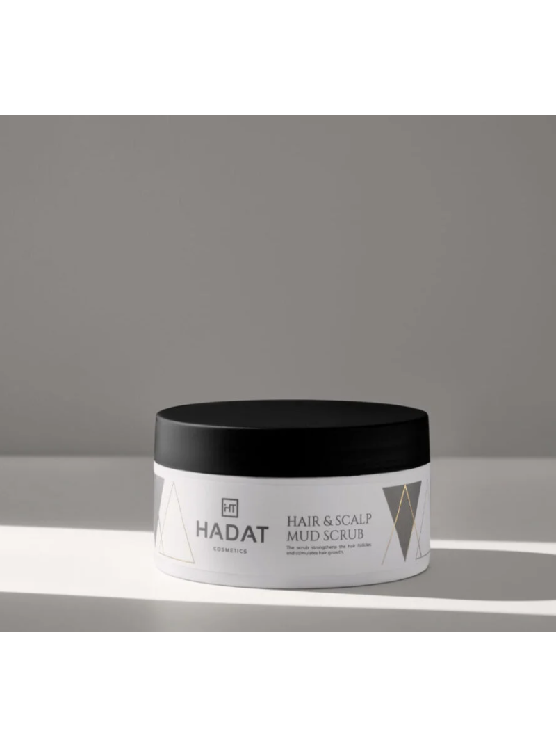 Hadat Cosmetics HAIR&SCALP MUD SCRUB Galvos odos šveitiklis, 300 ml.