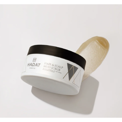 Hadat Cosmetics HAIR&SCALP MUD SCRUB Galvos odos šveitiklis, 300 ml.