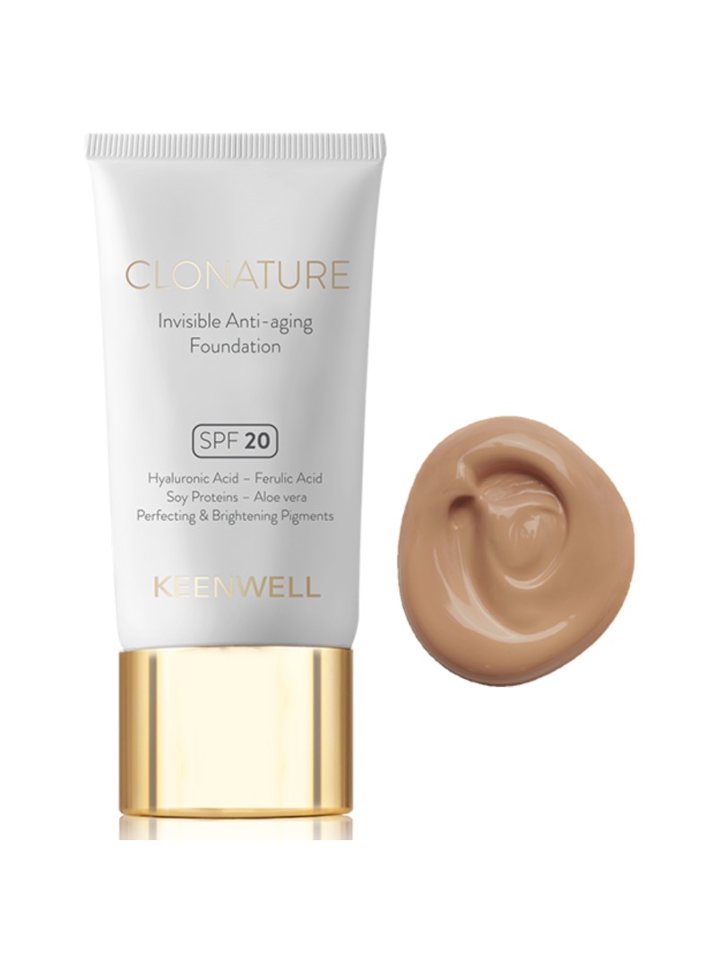 KEENWELL CLONATURE JAUNINANTIS MAKIAŽO PAGRINDAS SPF20, 30 ml (Nr.6)
