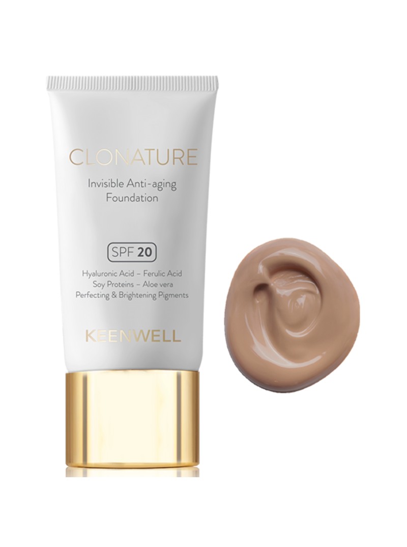 KEENWELL CLONATURE JAUNINANTIS MAKIAŽO PAGRINDAS SPF20, 30 ml (Nr.8)