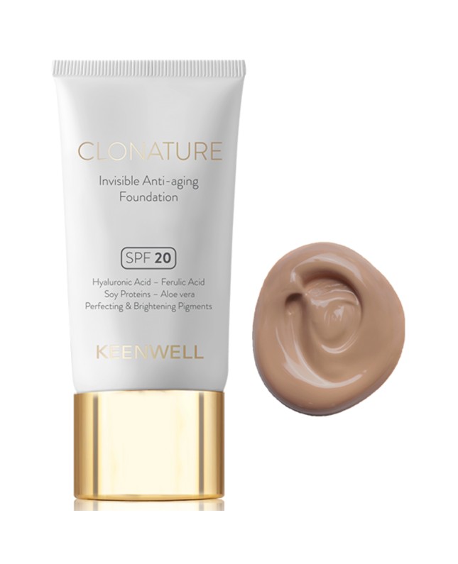 KEENWELL CLONATURE JAUNINANTIS MAKIAŽO PAGRINDAS SPF20, 30 ml (Nr.8)