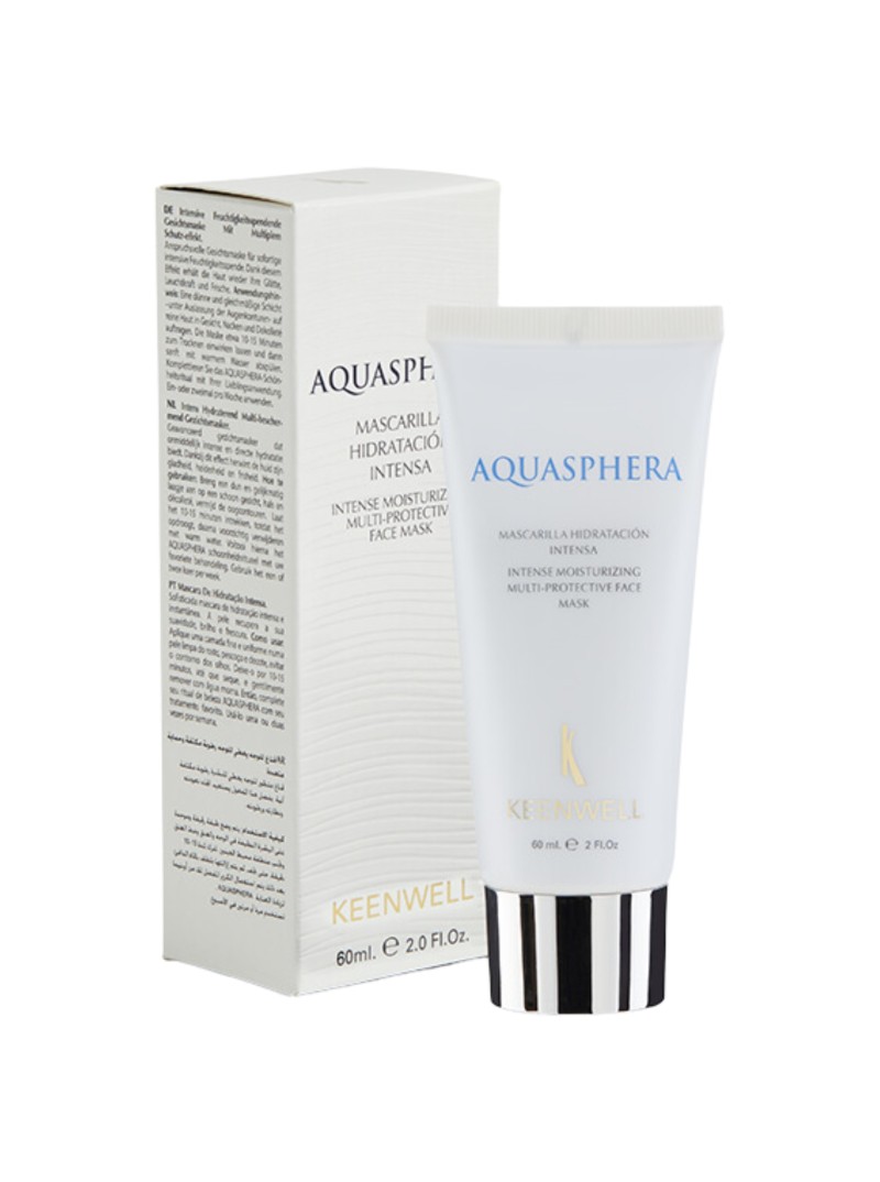 KEENWELL AQUASPHERA INTENSYVIAI DRĖKINANTI APSAUGINĖ VEIDO KAUKĖ, 60 ml