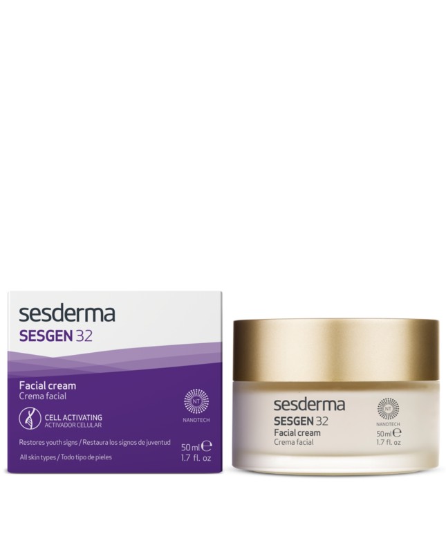 Veido kremas sausai odai nuo senėjimo Sesderma SESGEN32, 50 ml