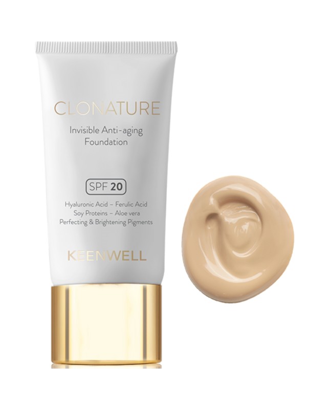KEENWELL CLONATURE JAUNINANTIS MAKIAŽO PAGRINDAS SPF20, 30 ml (Nr.2)