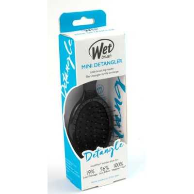 WetBrush Mini Detangler mažas plaukų šepetys, juodas