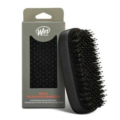 Vyriškas plaukų šepetys WETBRUSH Palm Shine Enhancer nuostabiems plaukams ir barzdai.
