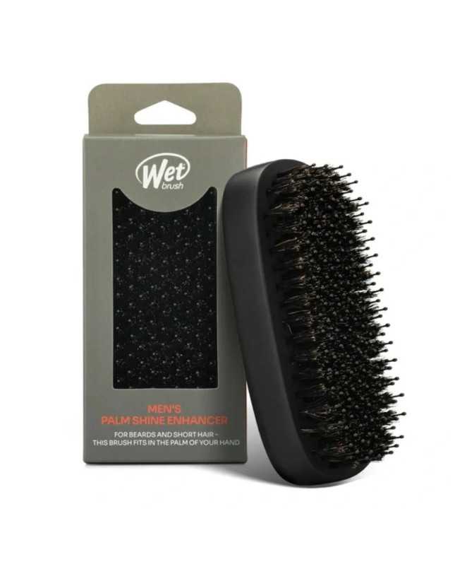 Vyriškas plaukų šepetys WETBRUSH Palm Shine Enhancer nuostabiems plaukams ir barzdai.