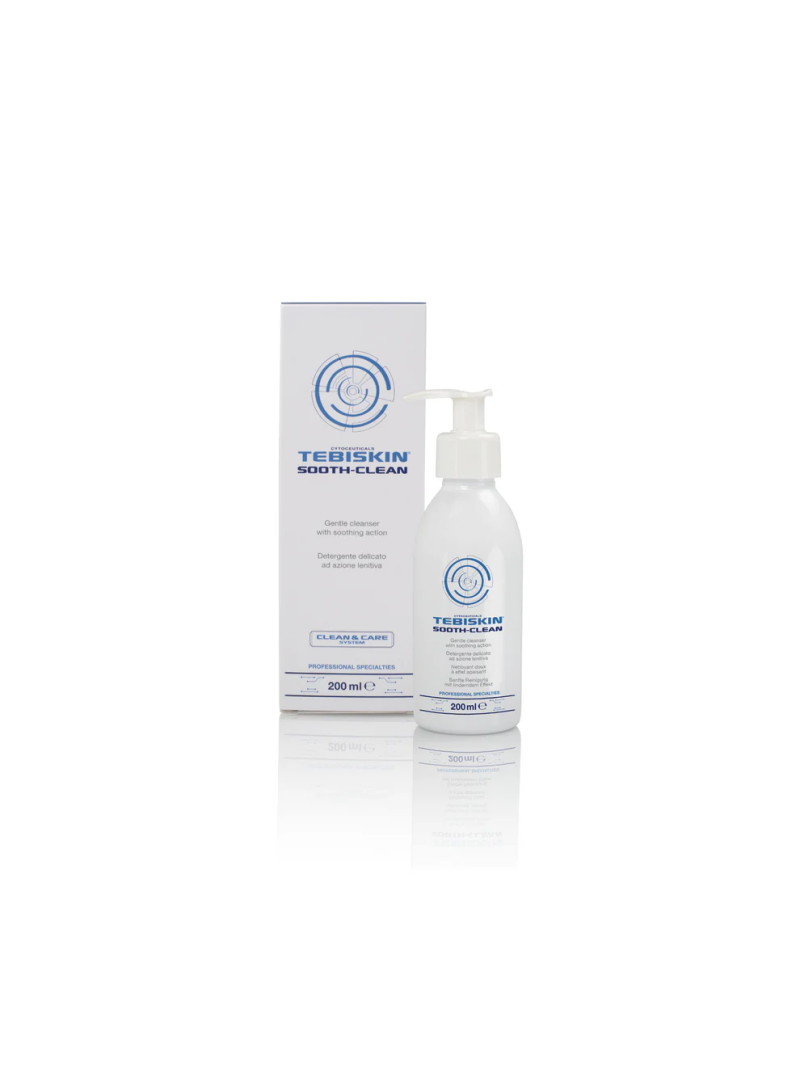 Tebiskin SOOTH-CLEAN Prausimosi gelis jautriai, sudirgusiai odai, 200 ml.
